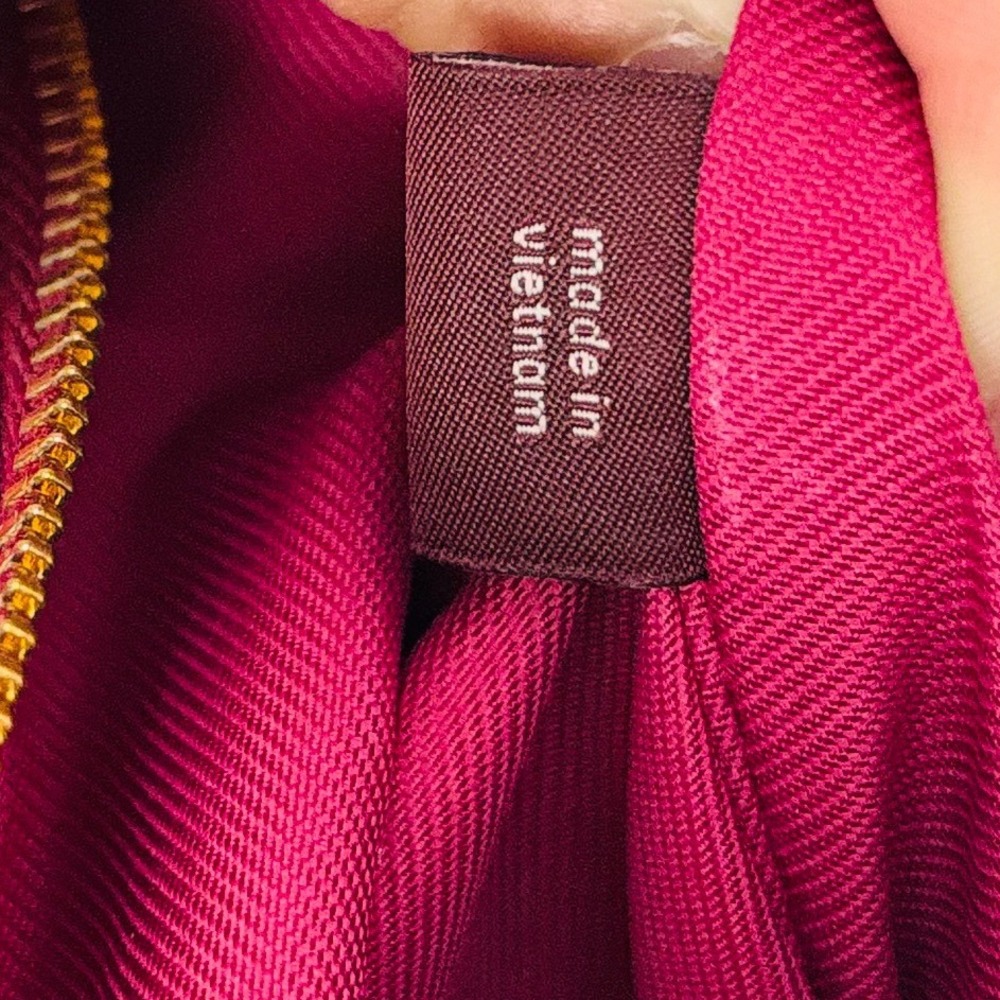 Coach Crossbody Dufflette Rare Fuchsia Pink Pebbled Leather Bag 21377 - Picture 13 of 13